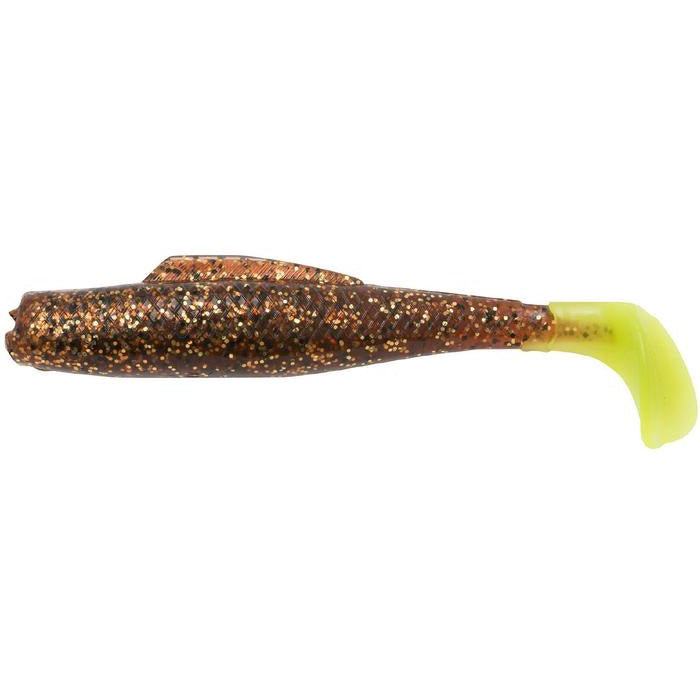 ZMAN MINNOWZ 3" CAMPUR PURPLE/ROOTBEER/MORNING GLORY/WATERMELON CHART TAIL MIX