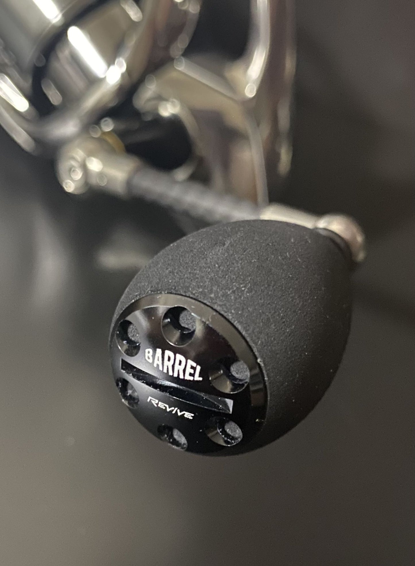 Barrel Shape EVA Handle Knob (2 pcs)