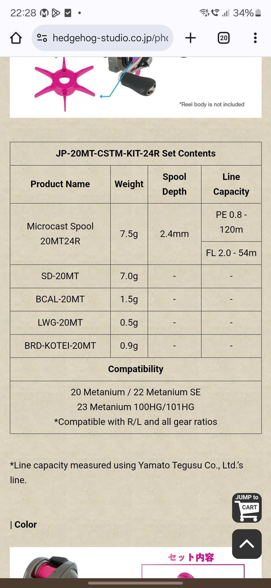 Custom Kit For Metanium 20/22/23