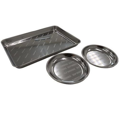 SLP WORKS Stainless Steel Tray 3-Piece Set