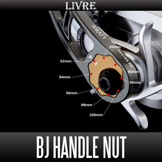 Livre BJ & LB Center Lock Nut M8 & Octagonal Washer