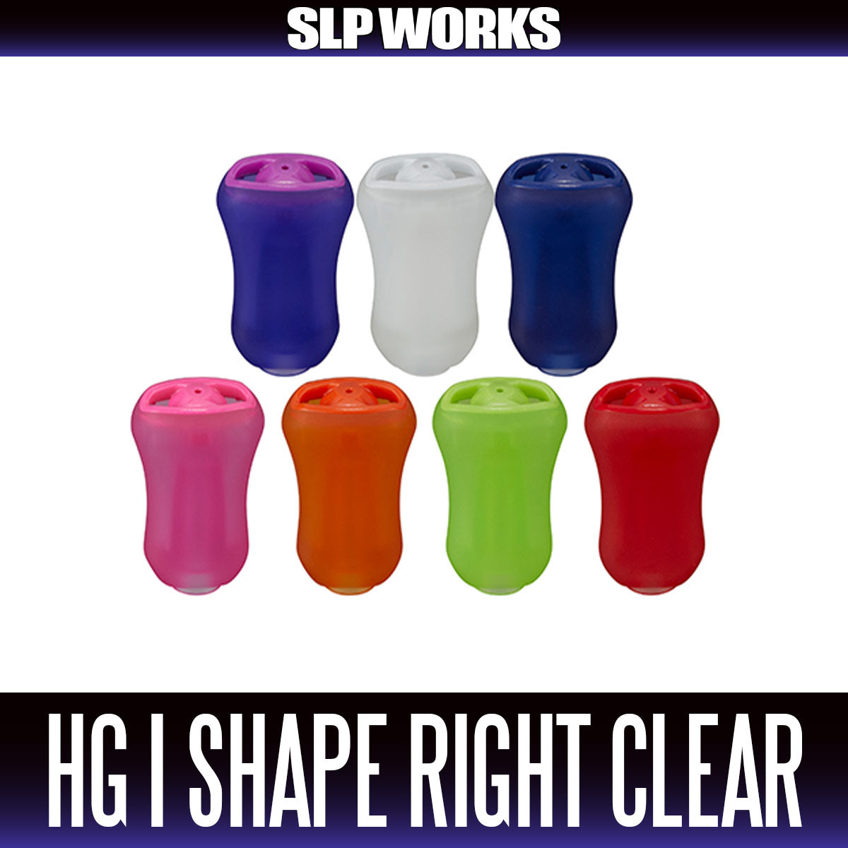 RCS High Grip I Shape Light Clear Knob
