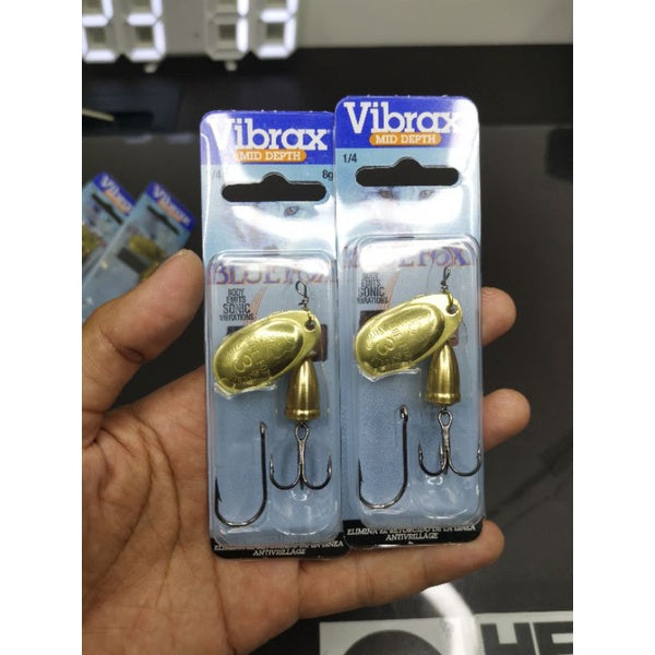 BLUEFOX VIBRAX INLINE SPINNER SIZE 2 & 3 BLADE LURE SEBARAU TENGAS KELAH