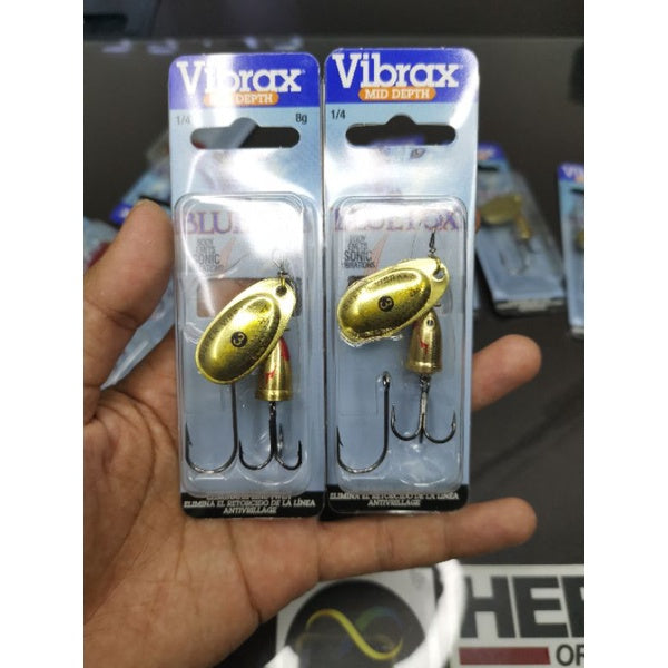 BLUEFOX VIBRAX INLINE SPINNER SIZE 2 & 3 BLADE LURE SEBARAU TENGAS KELAH