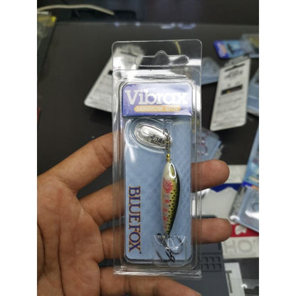 BLUEFOX VIBRAX MINNOW SPIN BLADE LURE SEBARAU TENGAS KELAH