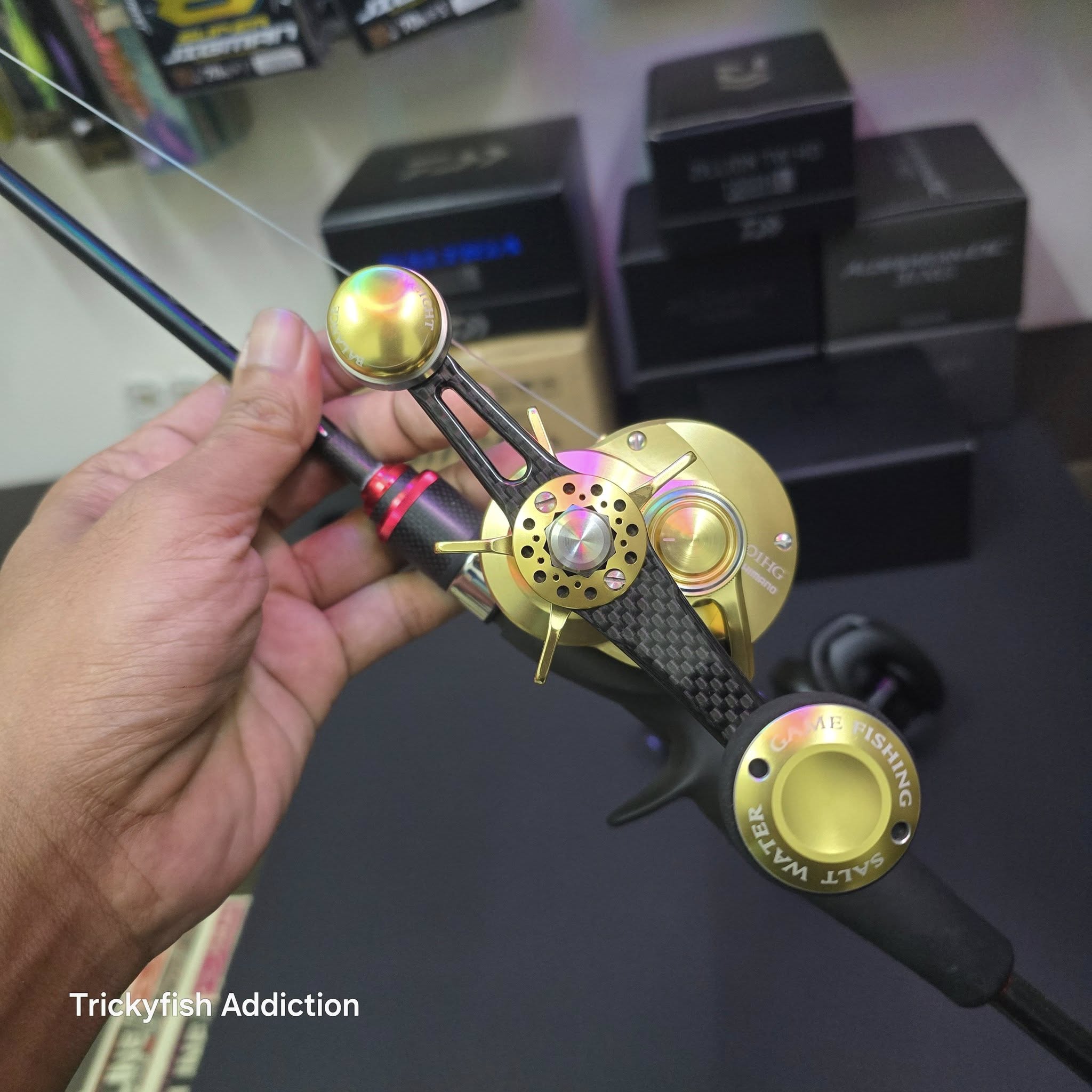 USED A] Studio Ocean Mark Carbon Handle – TRICKYFISH