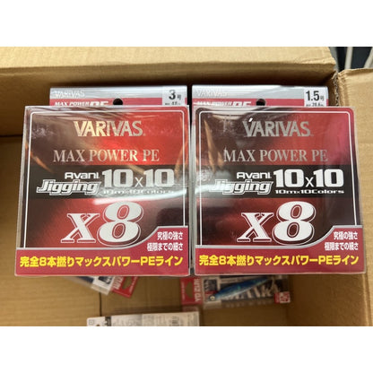 VARIVAS AVANI MAX POWER JIGGING & CASTING PE BRAID X8 300m 600m