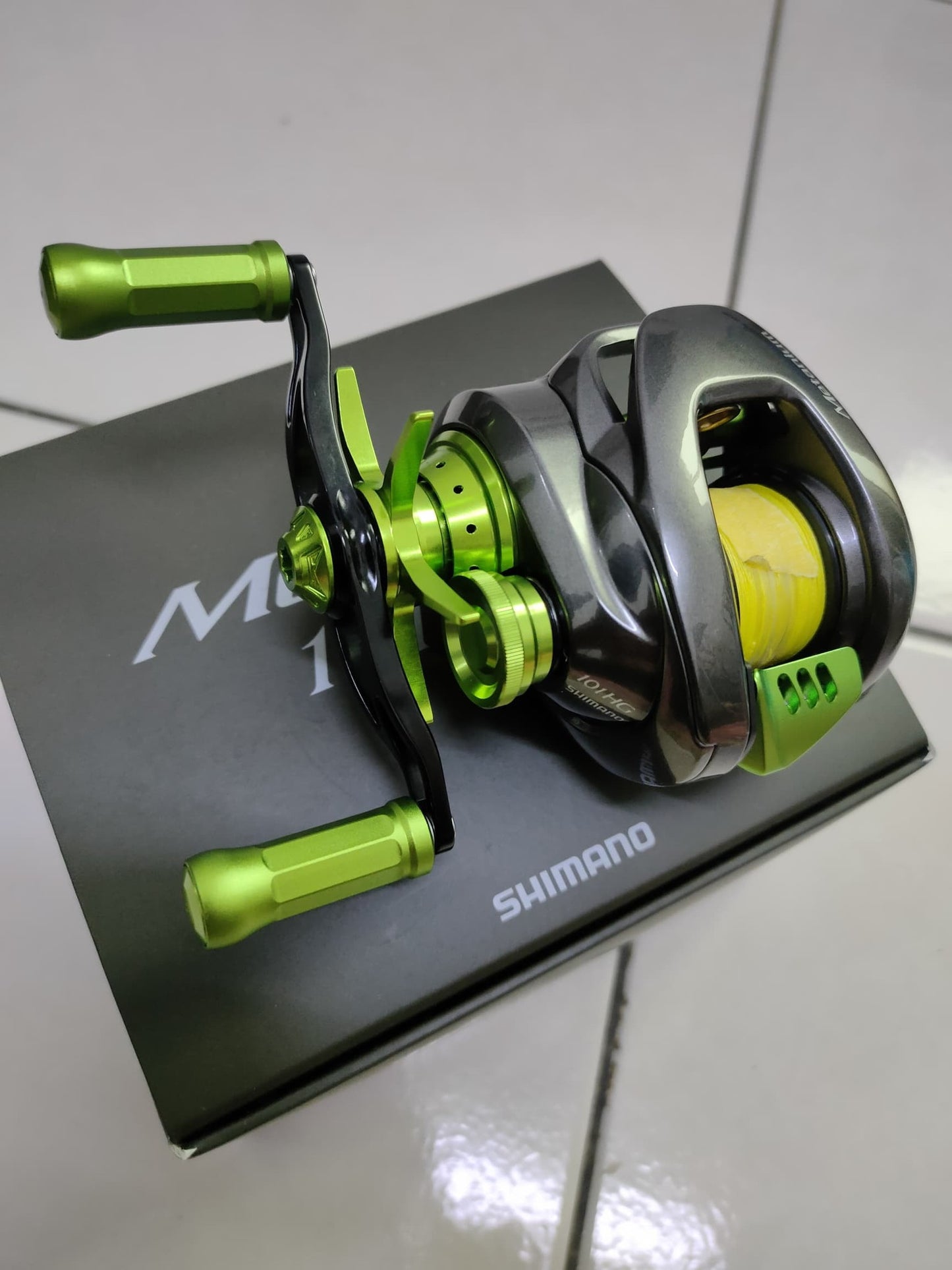 Lime Green Parts for Shimano CQ, Antares, Exsence, Metanium & Bantam