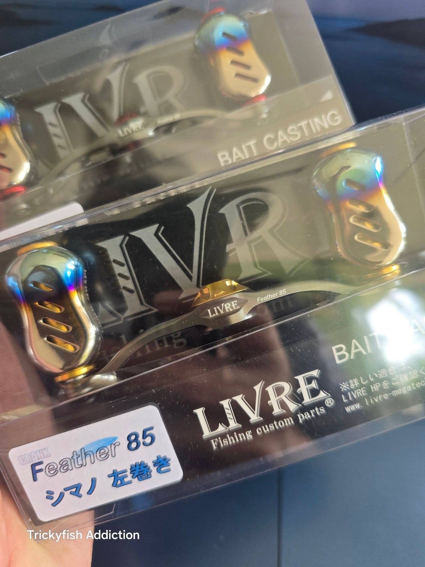Livre Crank Feather 85 with Fino Fire Knobs