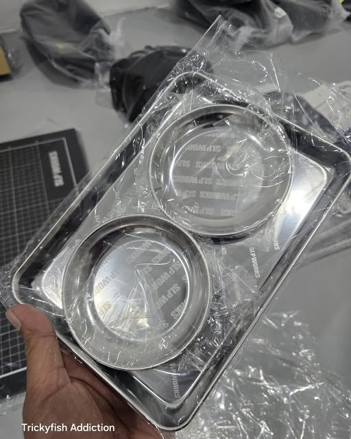 SLP WORKS Stainless Steel Tray 3-Piece Set