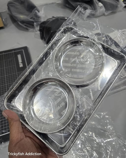 SLP WORKS Stainless Steel Tray 3-Piece Set