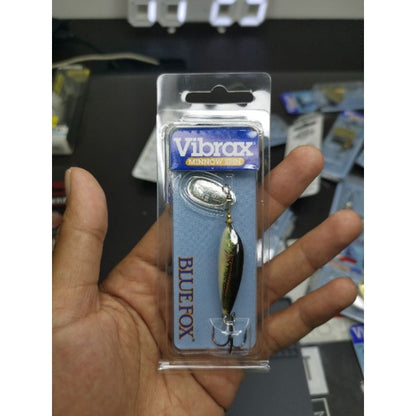 BLUEFOX VIBRAX MINNOW SPIN BLADE LURE SEBARAU TENGAS KELAH