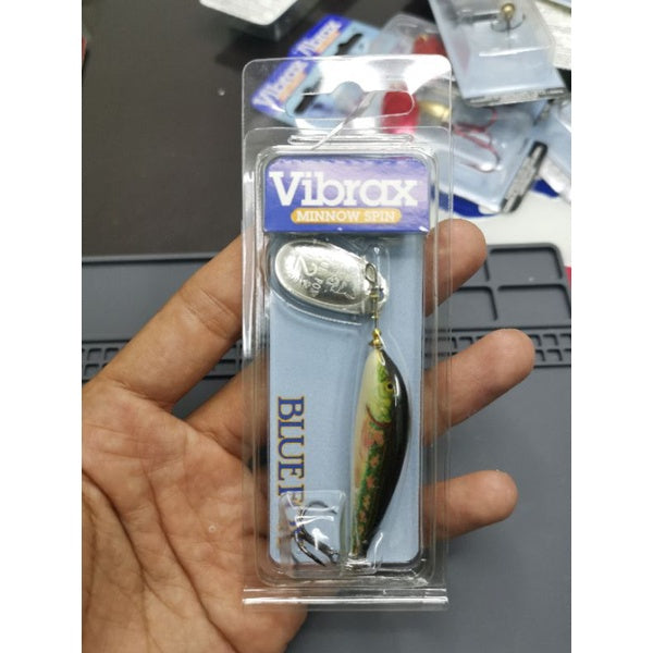 BLUEFOX VIBRAX MINNOW SPIN BLADE LURE SEBARAU TENGAS KELAH