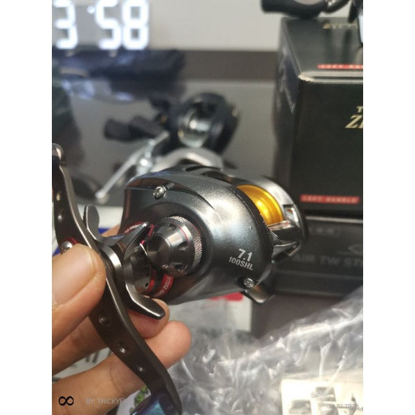 DAIWA STEEZ 100SHL USED + CUSTOM PARTS