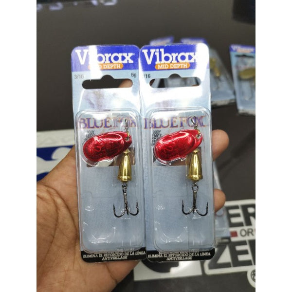 BLUEFOX VIBRAX INLINE SPINNER SIZE 2 & 3 BLADE LURE SEBARAU TENGAS KELAH