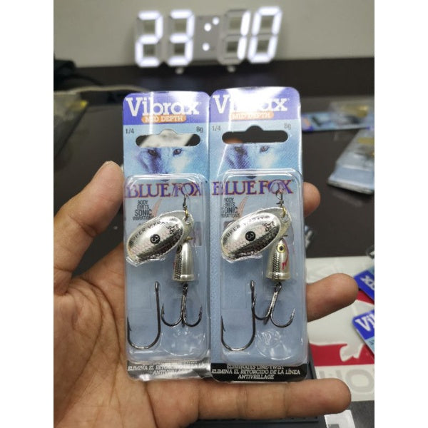 BLUEFOX VIBRAX INLINE SPINNER SIZE 2 & 3 BLADE LURE SEBARAU TENGAS KELAH