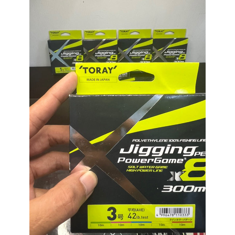 TORAY JIGGING POWER GAME X8 300m