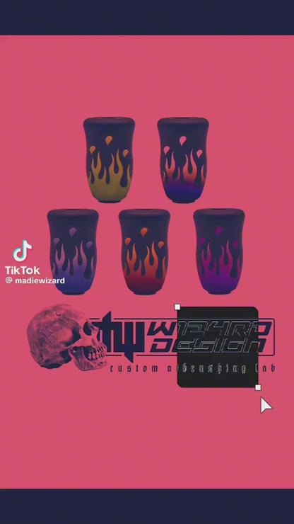 Flame Handle Knob Customed Air Brush