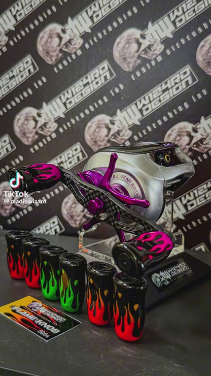 Flame Handle Knob Customed Air Brush