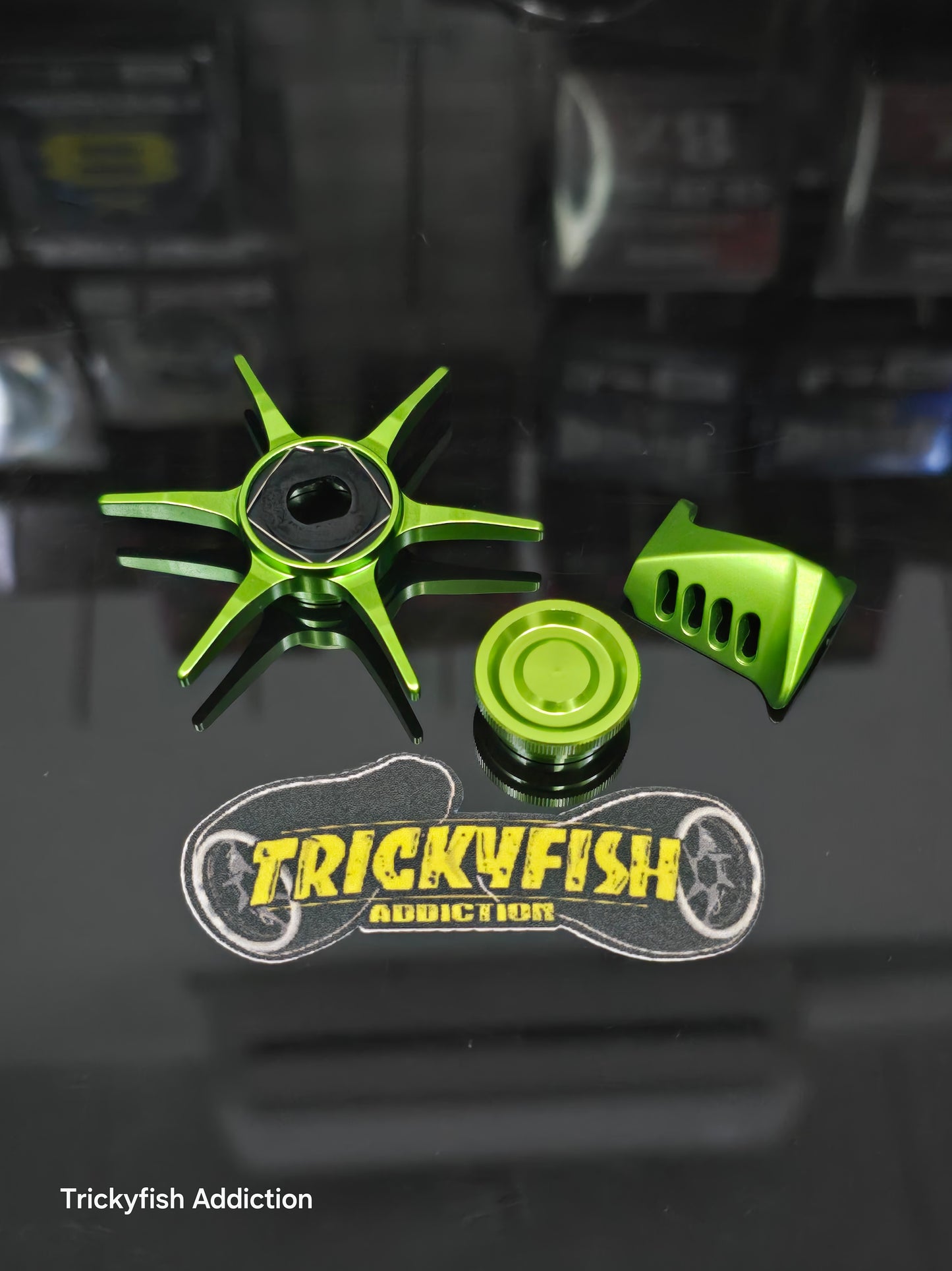 Lime Green Parts for Shimano CQ, Antares, Exsence, Metanium & Bantam