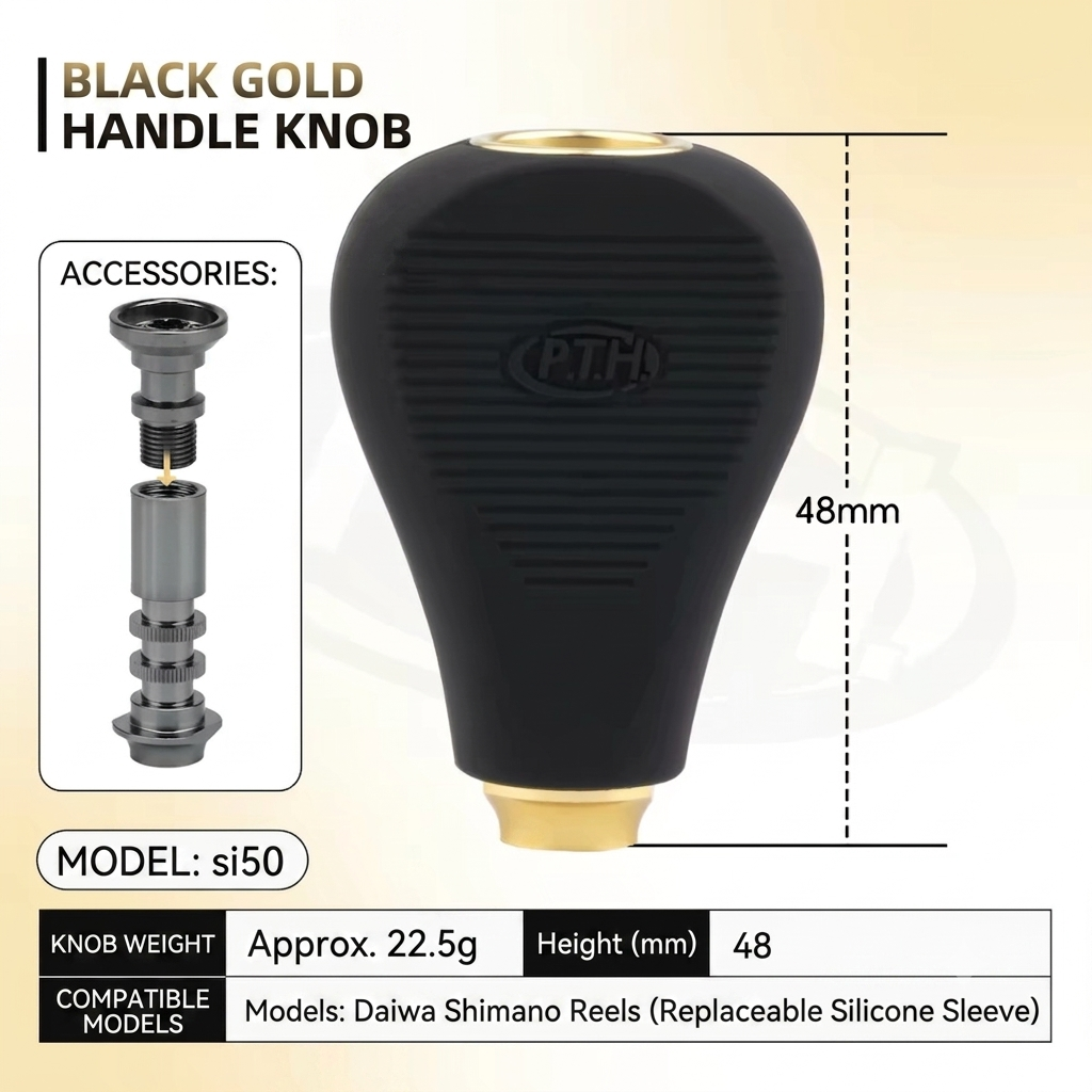 PTH Si48 Silicon Flat Knob 2 PCS