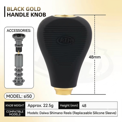 PTH Si48 Silicon Flat Knob 2 PCS
