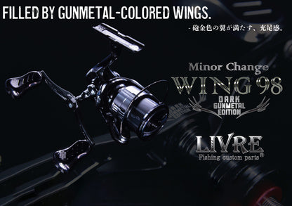 Livre Wing 98 Dark Gunmetal Edition Shimano