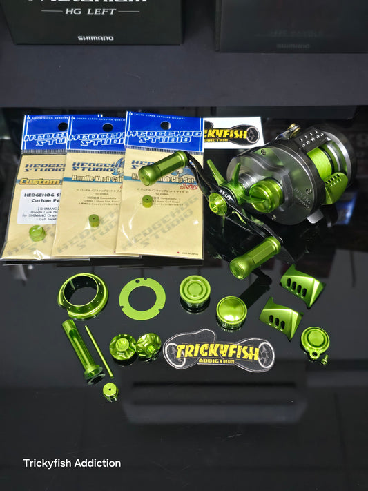Lime Green Parts for Shimano CQ, Antares, Exsence, Metanium & Bantam