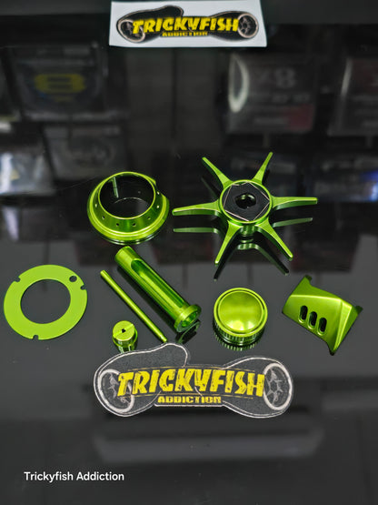 Lime Green Parts for Shimano CQ, Antares, Exsence, Metanium & Bantam