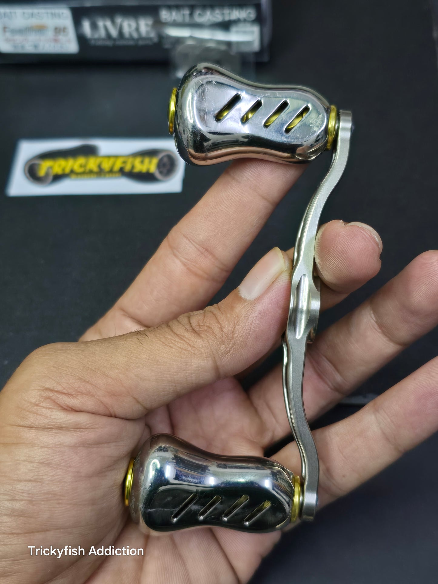 [USED B] Livre Feather 95 Titanium/Gold