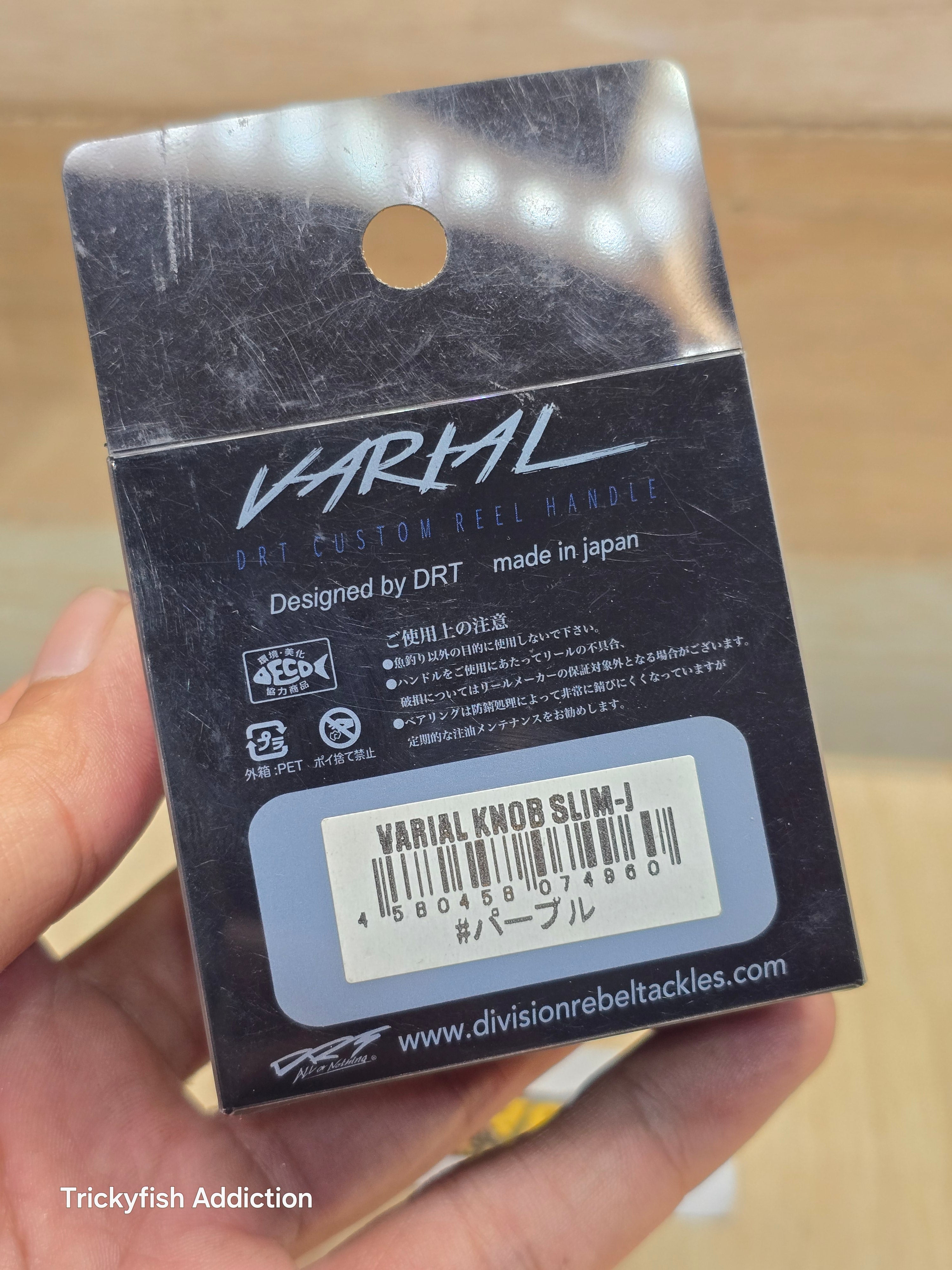 DRT VARIAL SLIM KNOB PURPLE ディケイドワークス DRT Varial Knob Slim-J MK1 Purple – TRICKYFISH