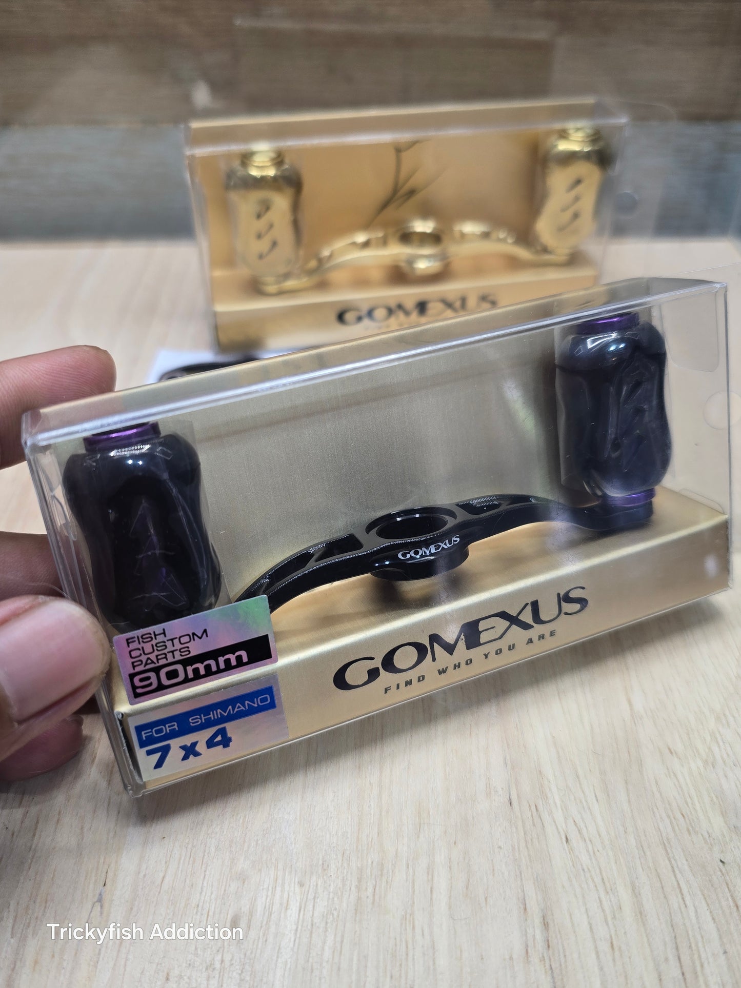Gomexus Black/Purple Handle Shimano