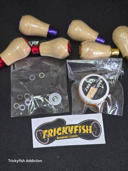 Slim Cork Knob for Shimano & Daiwa