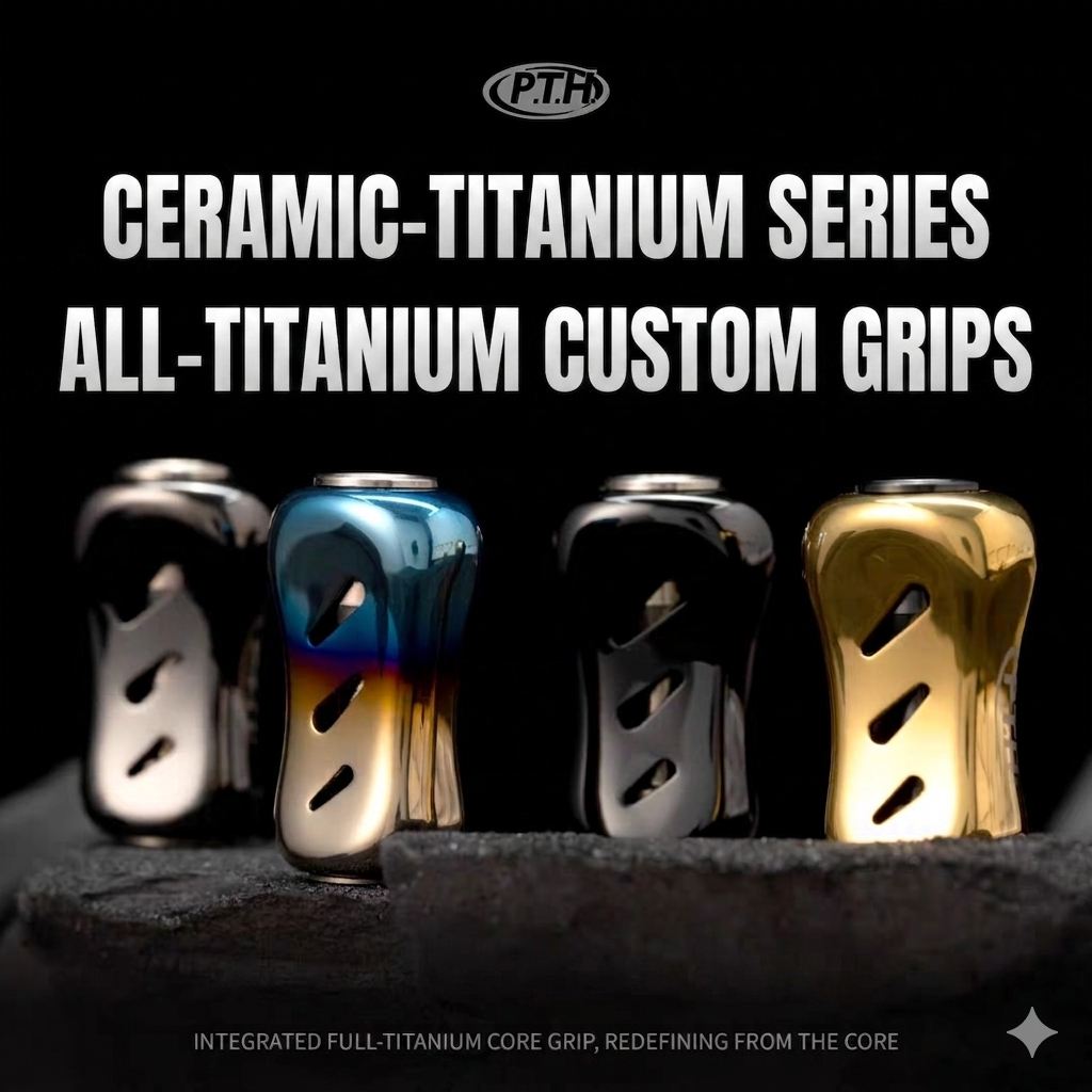 PTH Ceramic Titanium Knob TCT-21