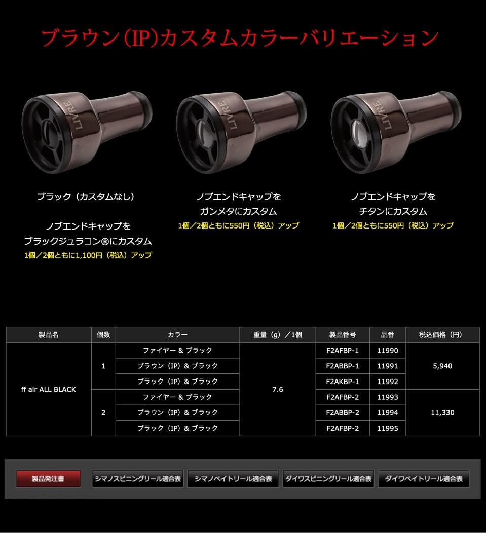 Livre FF Air Knob 2026 New Model