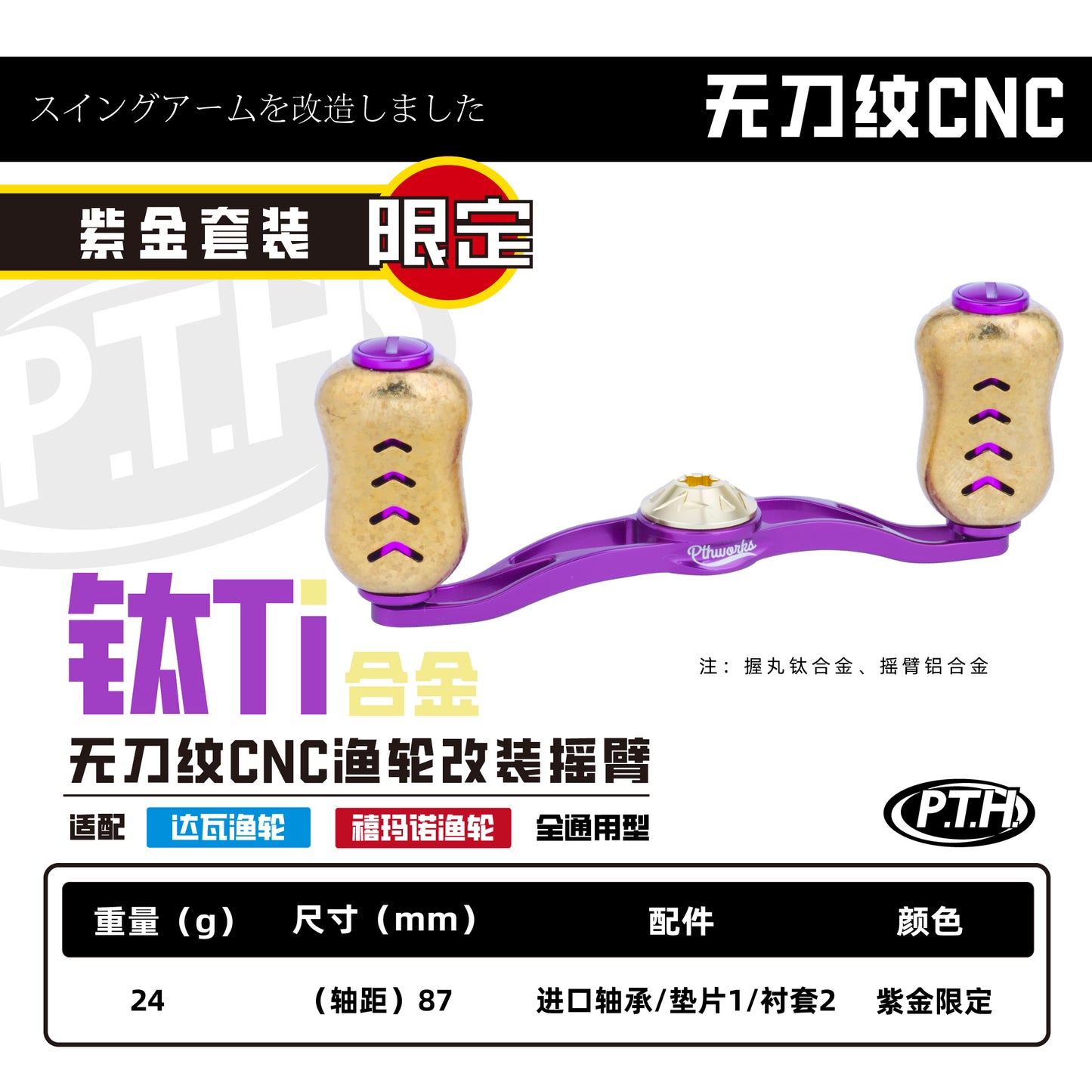 PTH Limited Handle for Calcutta Conquest